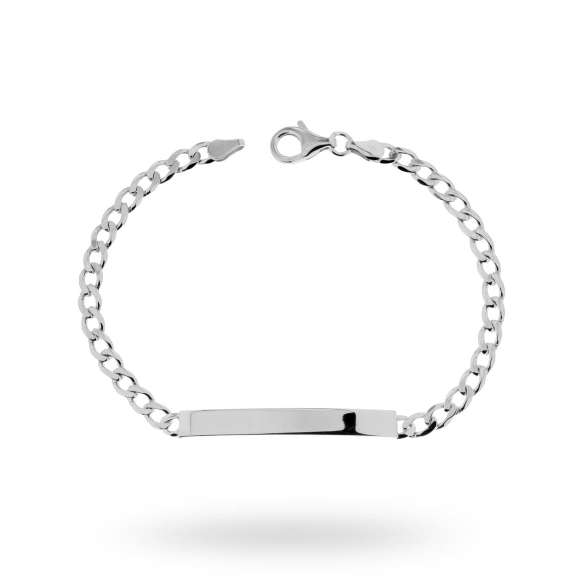 Bracciale Targa con catena Grumetta mm 5