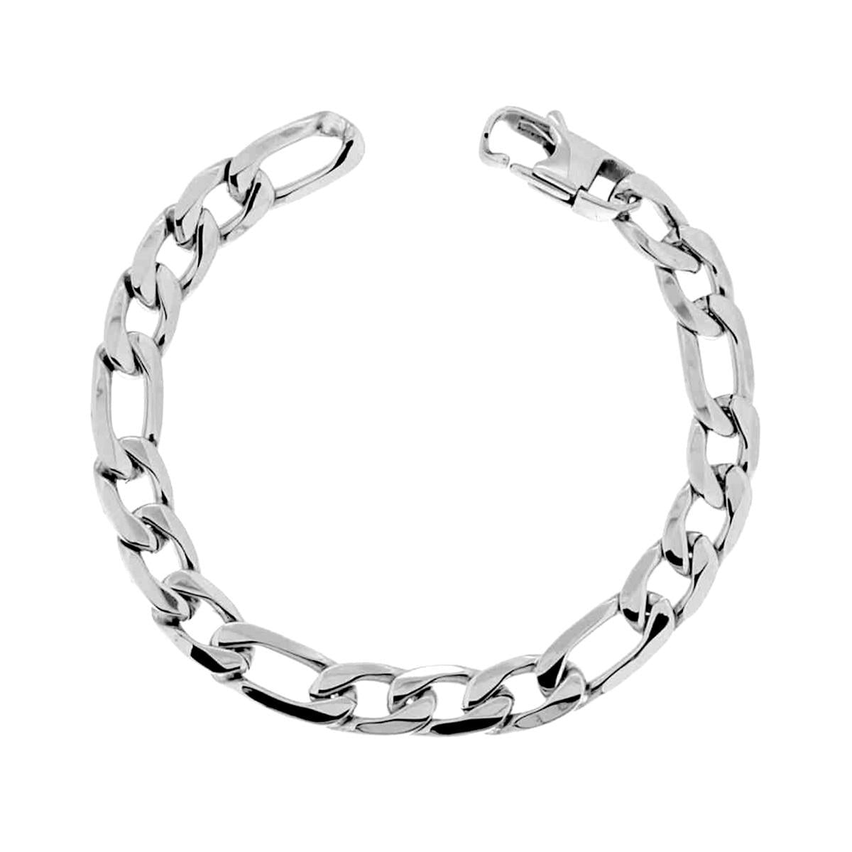Bracciale Catena Figaro Grumetta mm 9