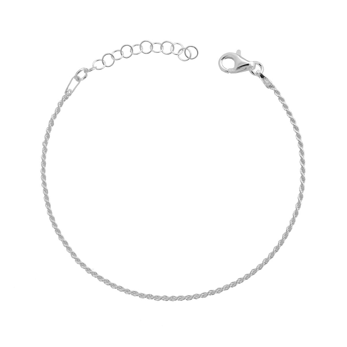 Bracciale Catena Corda 025 sezione mm 1