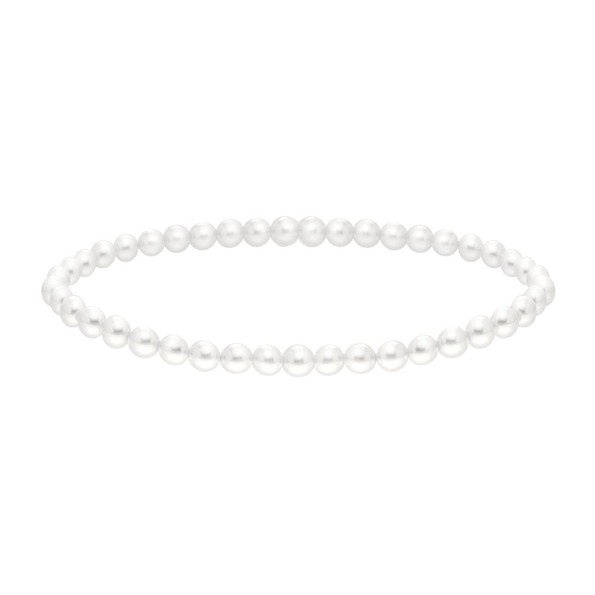 Bracciale elastico con Perle mm 4