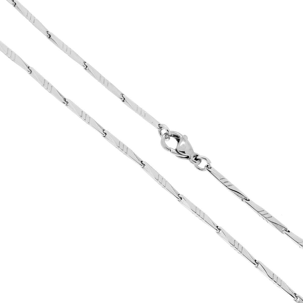 Catena Pesciolini sezione mm 1.6 lunghezza cm 50 in ACCIAIO<BR>